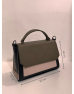Women's Shoulder Bag Green - Beige - Black