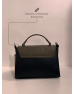 Women's Shoulder Bag Green - Beige - Black