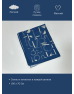 Women's scarf Armenian alphabet MidnightBlue